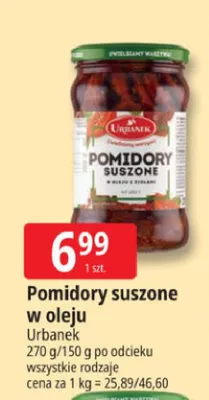 Pomidory suszone w oleju promocja w Leclerc