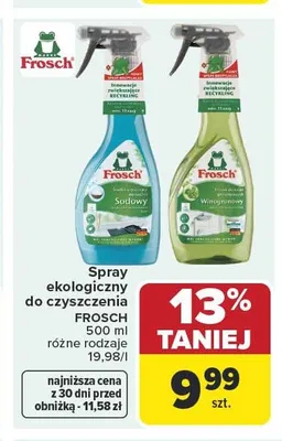 Spray ekologiczny do czyszczenia Frosch Sodowy promocja w Carrefour