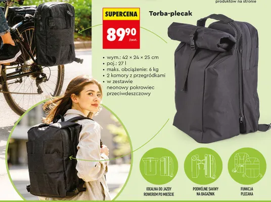 Torba-plecak promocja w Biedronka