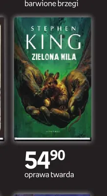 Książka Zielona mila Stephen King oprawa twarda promocja w Empik