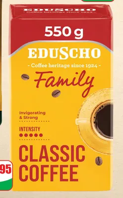 Kawa mielona Eduscho Family promocja w Dino
