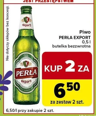 Piwo butelka bezwzrotna promocja w Carrefour Express
