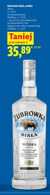 Wódka Żubrówka Biała promocja w Lidl