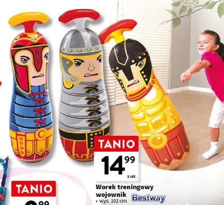 Worek treningowy wojownik Bestway wys. 102cm promocja w Intermarche