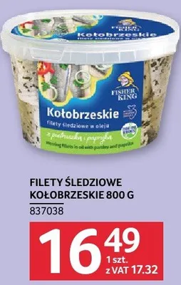 Filety śledziowe Kołobrzeskie promocja w Selgros