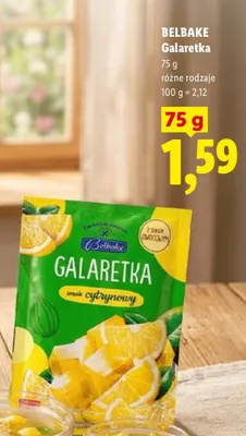 Galaretka różne rodzaje promocja w Lidl
