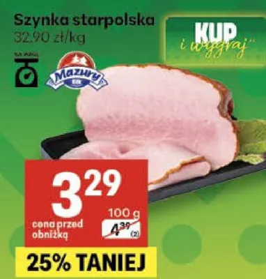 Szynka starpolska promocja w Delikatesy Centrum