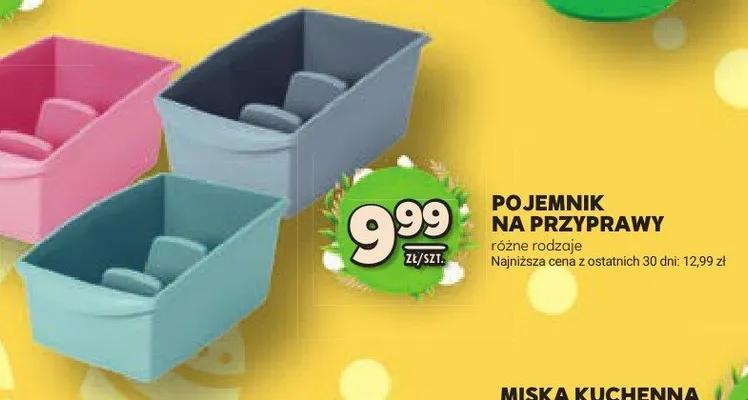 Pojemnik na przyprawy różne rodzaje promocja w Stokrotka