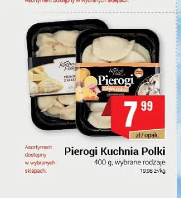 Pierogi Kuchnia Polki z serem promocja w Premium Nasz Sklep
