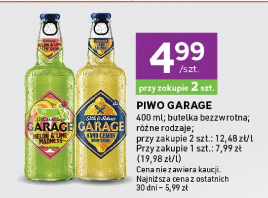 Piwo garage promocja w Stokrotka