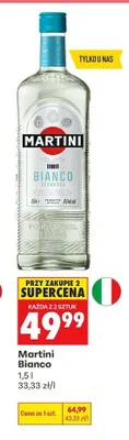 Wermut Martini Bianco promocja w Biedronka