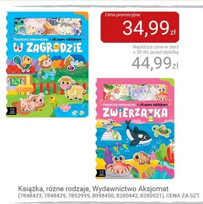 Książka sensoryczna Wydawnictwo Aksjomat promocja w Smyk