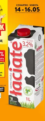 Mleko UHT Łaciate 3,2% promocja w Intermarche