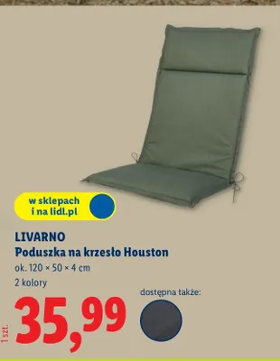 Poduszka na krzesło Houston promocja w Lidl