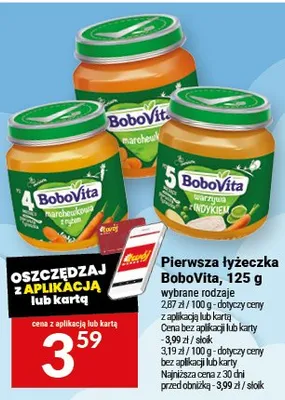 Pierwsza łyżeczka BoboVita, 125g promocja w Twój Market