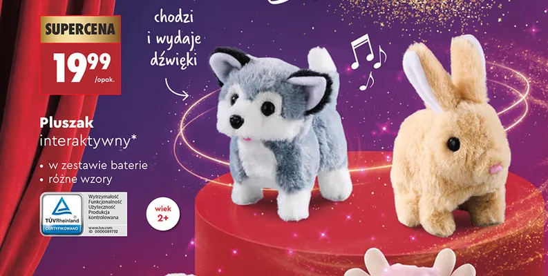 Pluszak interaktywny Elefun promocja w Biedronka