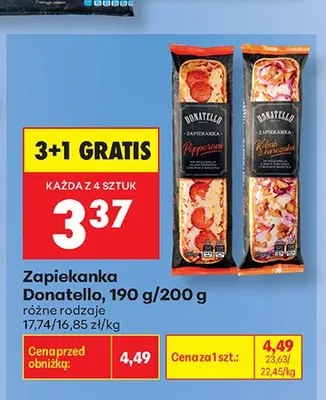 Zapiekanka Pepperoni Donatello promocja w Biedronka