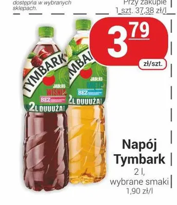 Napój Tymbark jabłko wiśnia promocja w Delikatesy Sezam