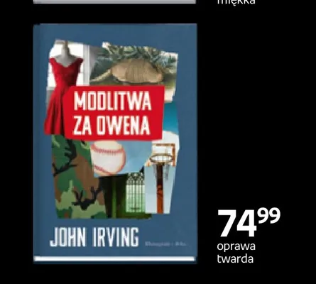 Książka Modlitwa za Owena John Irving oprawa twarda promocja w Empik