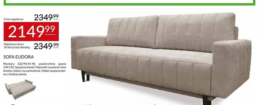 Sofa Eudora Abra promocja w Abra Meble