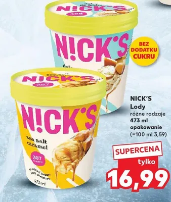Lody Nick's promocja w Kaufland