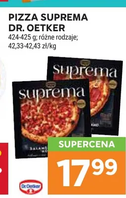 Pizza Suprema Dr. Oetker promocja w Stokrotka