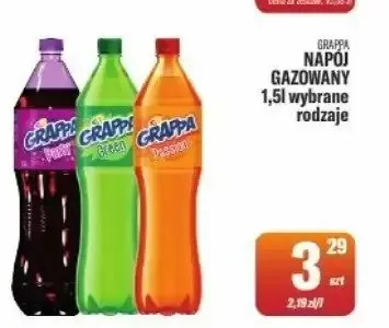 Napój gazowany Grappa promocja w Tomi Markt