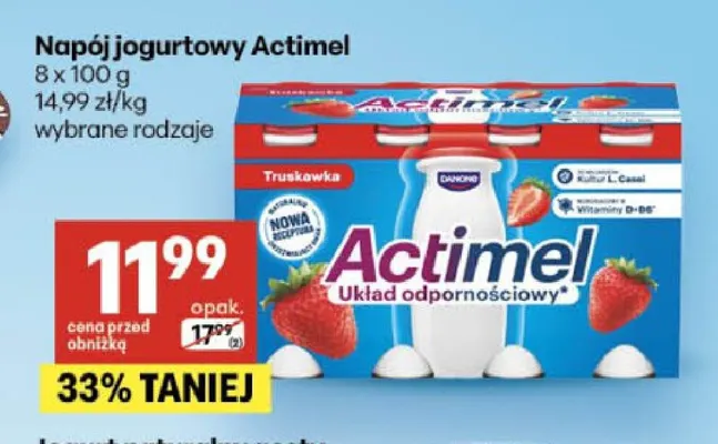 Napój jogurtowy Actimel 8-pak promocja w Delikatesy Centrum