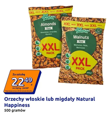 Orzechy włoskie Natural Happiness XXL Pack promocja w Action