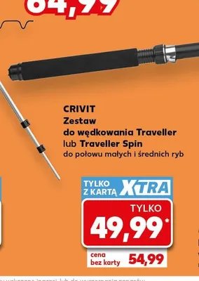Zestaw do wędkowania Traveller Crivit promocja w Kaufland