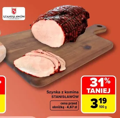 Szynka z komina Stanisławów promocja w Carrefour Market