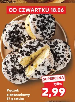 Pączek ciasteczkowy promocja w Kaufland