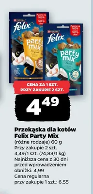 Przekąska dla kotów Felix Party Mix promocja w Netto