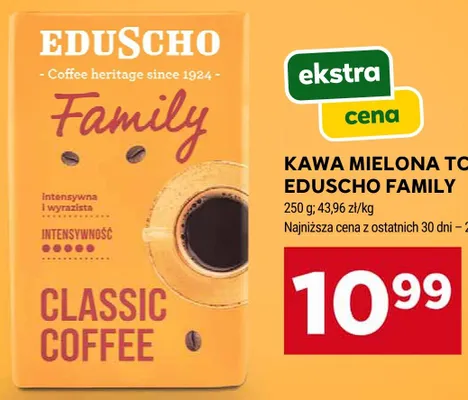 Kawa mielona Eduscho Family Classic Coffee promocja w Stokrotka