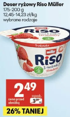 Deser ryżowy Riso Müller promocja w Delikatesy Centrum