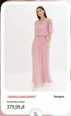 Sukienka maxi Bonprix promocja w bonprix