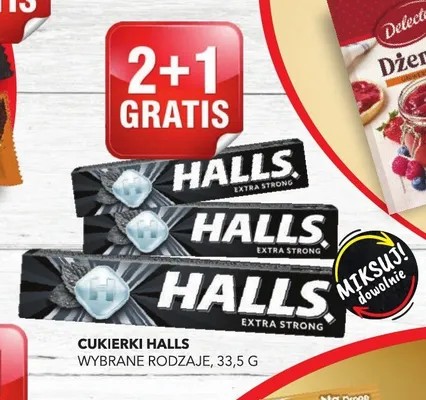 Cukierki Halls Extra Strong promocja w Top Market