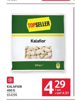 Kalafior mrożony TopSeller promocja w Selgros