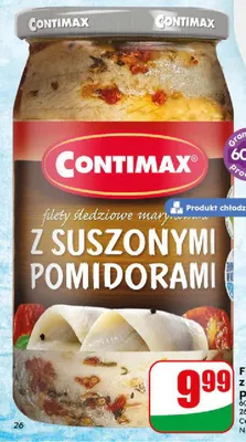 Filety śledziowe z suszonymi pomidorami Contimax promocja w Dino