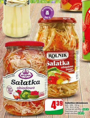 Sałatka obiadowa promocja w Dino