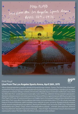 Płyta CD Pink Floyd Live From The Los Angeles Sports Arena April 26th 1975 promocja w Empik