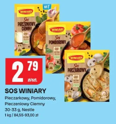 Sos pieczarkowy, pomidorowy, pieczeniowy ciemny promocja w Chorten