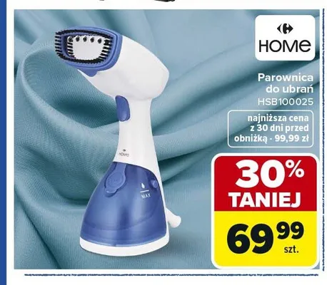 Parownica do ubrań HOME HSB100025 promocja w Carrefour Market