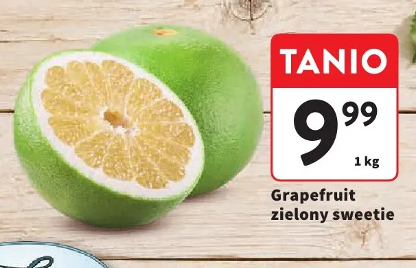 Grejpfruty zielone sweetie promocja w Intermarche