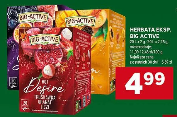 Herbata eksp. desire, hot promocja w Stokrotka
