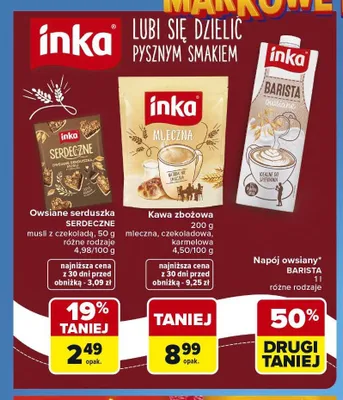 Kawa zbożowa Inka promocja w Carrefour