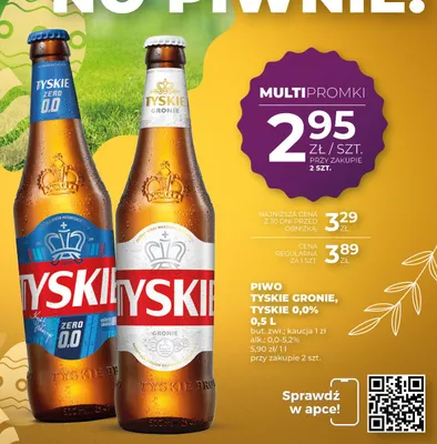 Piwo Tyskie Gronie promocja w Duży Ben