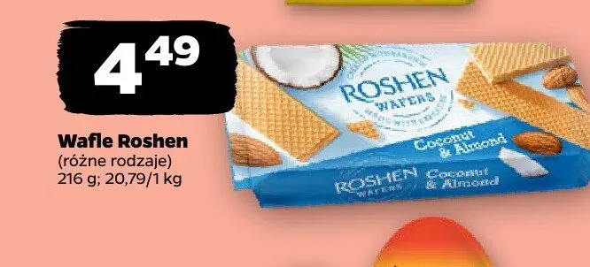 Wafle Roshen promocja w Netto