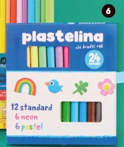 Plastelina 24 kolory promocja w Biedronka
