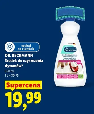 Środek do czyszczenia dywanów Dr. Beckmann promocja w Lidl